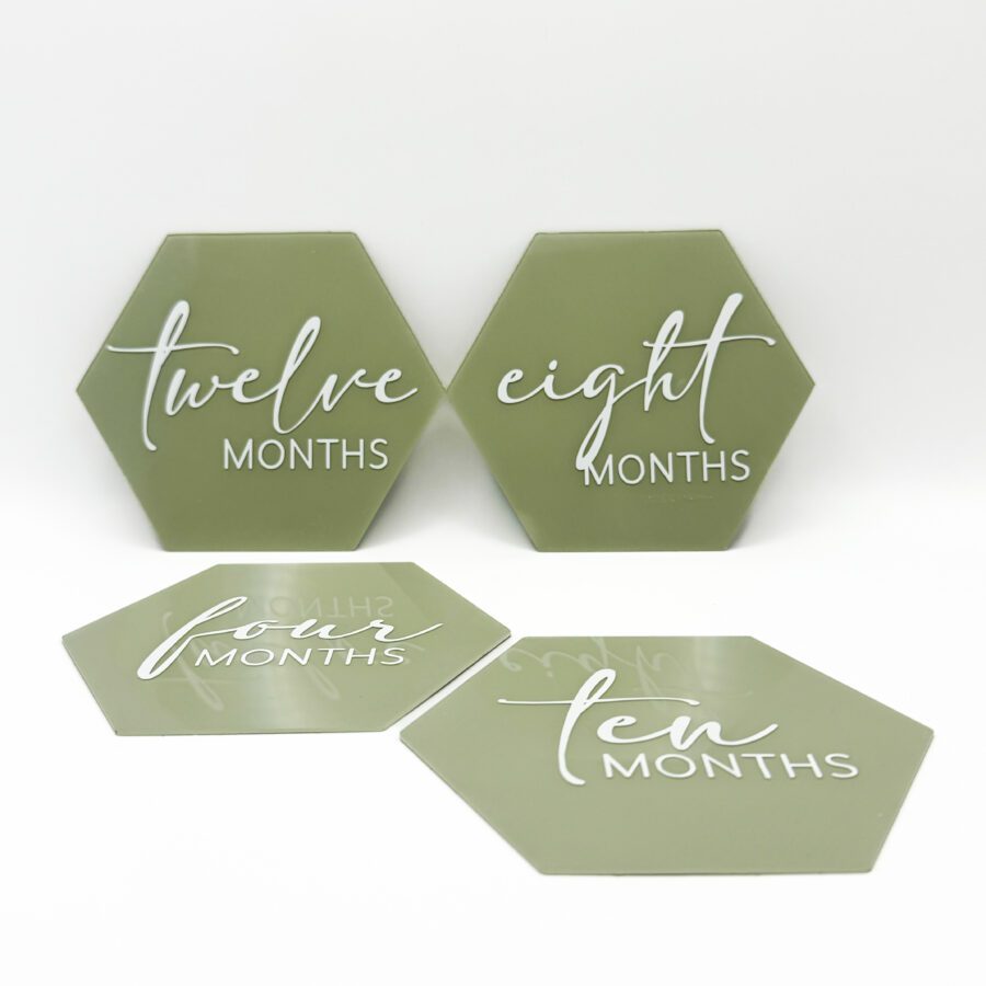 Baby milestones | Zeshoek | Moss Green | EN - Image 2