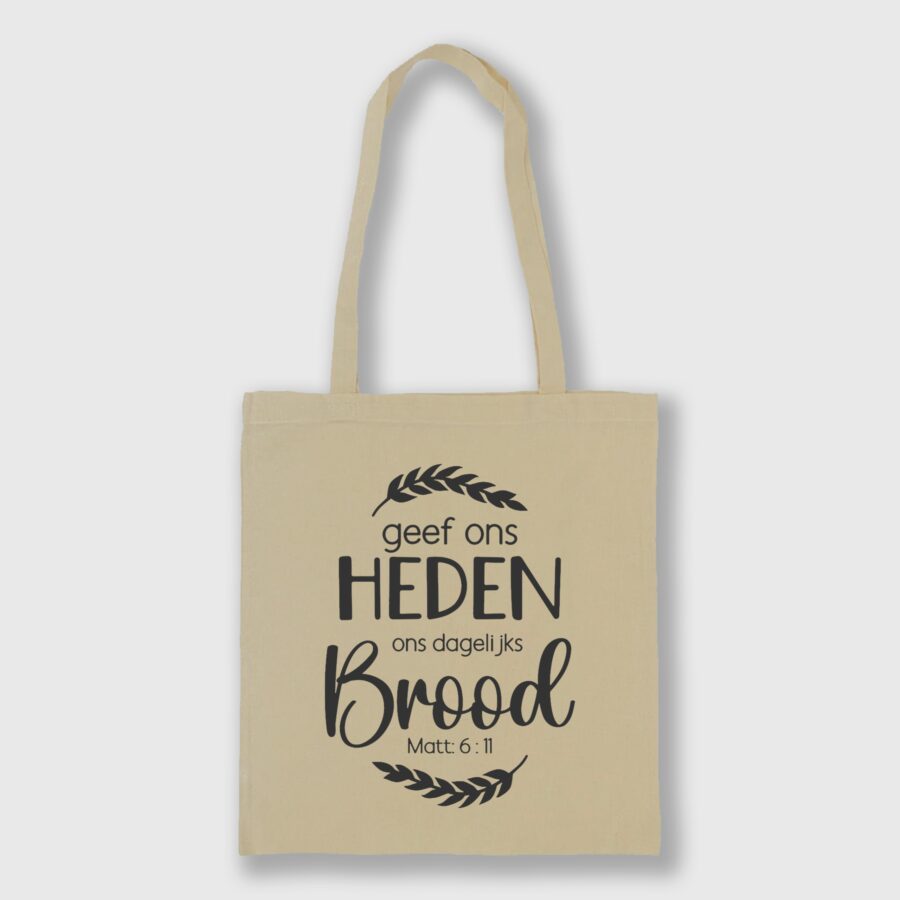 Katoenen Tas | geef ons heden ons dagelijks brood - Image 2